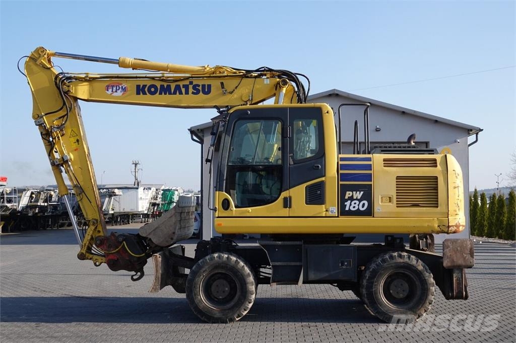 Komatsu PW 180-10 / KOPARKA KOŁOWA / 2017 ROK / Εκσκαφείς με τροχούς - λάστιχα