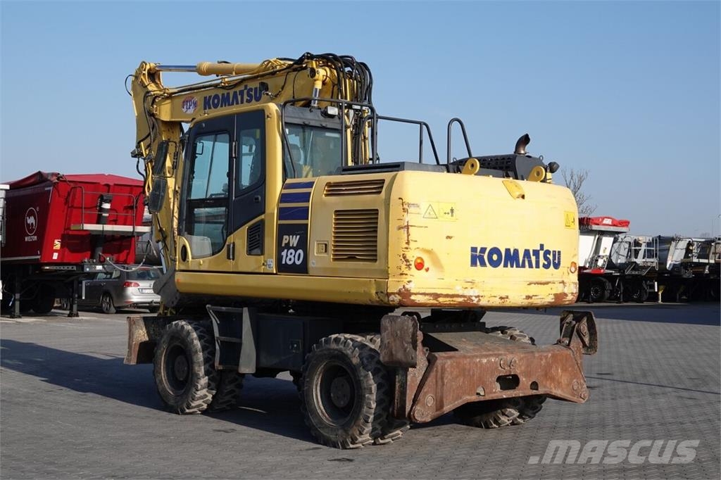 Komatsu PW 180-10 / KOPARKA KOŁOWA / 2017 ROK / Εκσκαφείς με τροχούς - λάστιχα