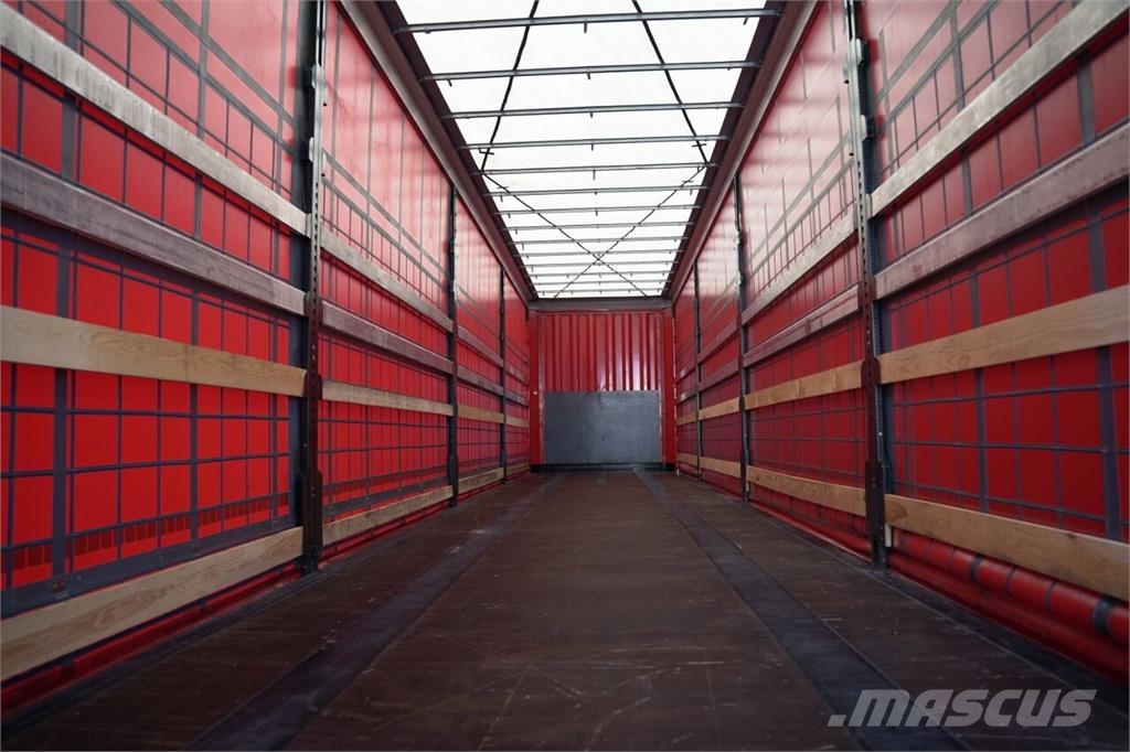 Krone FIRANKA MEGA / BOGATE WYPOSAŻENIE / MAŁO UŻYWANA / Semirremolques con caja de lona