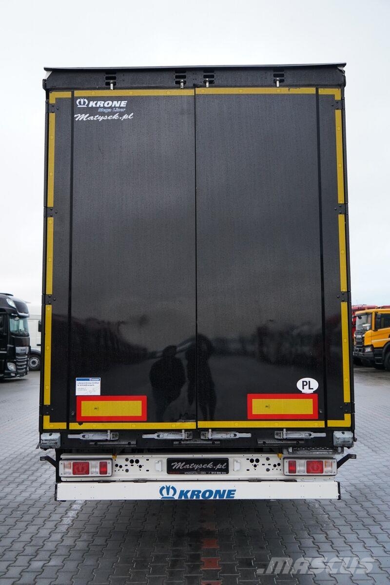 Krone FIRANKA / MEGA / DACH PODNOSZONY / OŚ PODNOSZONA / Semirremolques con caja de lona