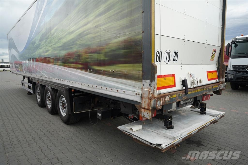 Lecitrailer KONTENER / WINDA PALFINGER 2 500 KG / OŚ PODNOSZON Ημιρυμούλκες κόφα