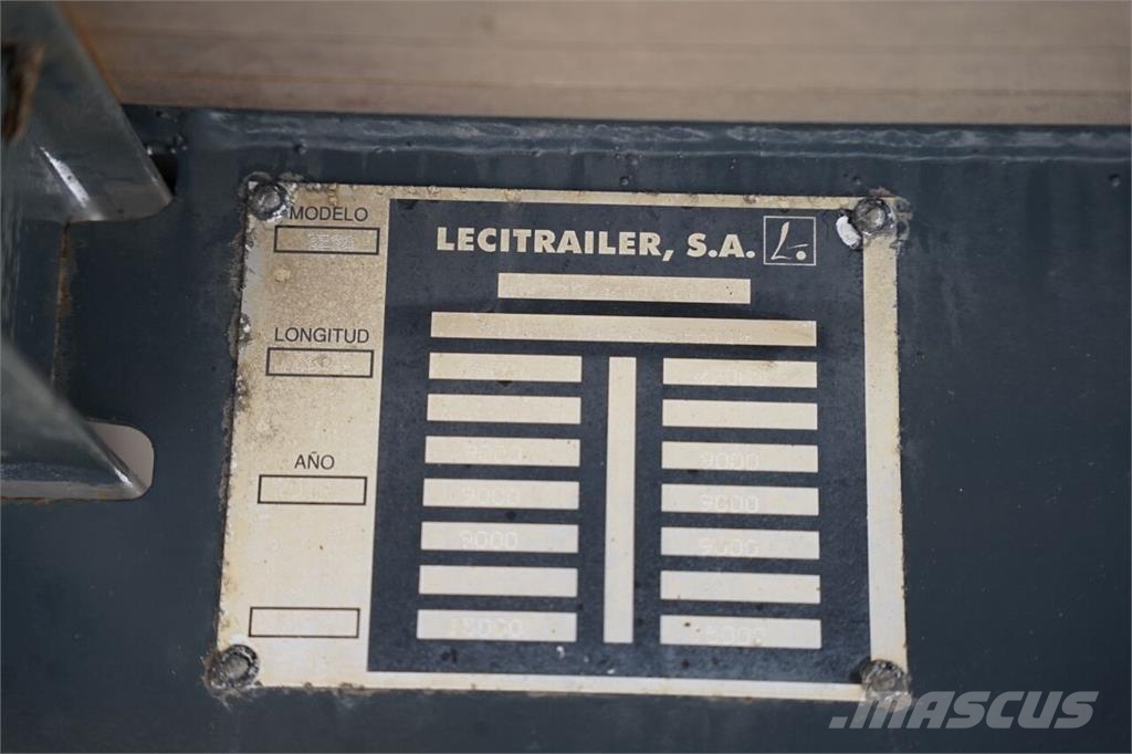 Lecitrailer KONTENER / WINDA PALFINGER 2 500 KG / OŚ PODNOSZON Ημιρυμούλκες κόφα