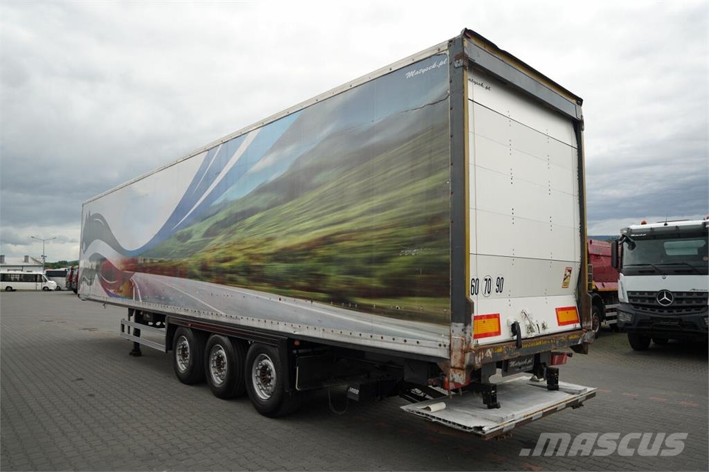 Lecitrailer KONTENER / WINDA PALFINGER 2 500 KG / OŚ PODNOSZON Ημιρυμούλκες κόφα