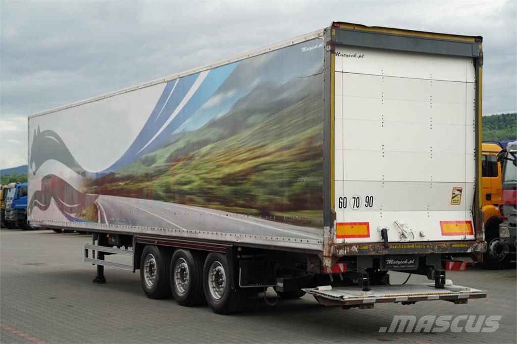 Lecitrailer KONTENER / WINDA PALFINGER 2 500 KG / OŚ PODNOSZON Ημιρυμούλκες κόφα