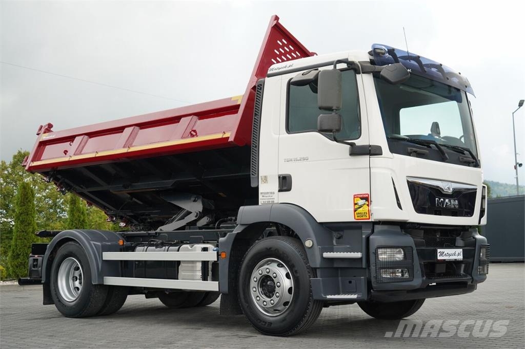 MAN TGM 15.290 / 4X2 / HYDROBURTA / BORDMATIC / KLAPO- Caminhões basculantes