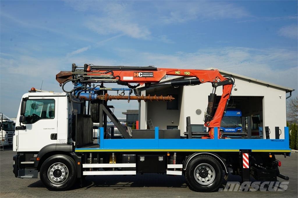 MAN TGM 15 .290 / HDS HC 190 + WIERTŁO / WIERTNICA / Будтехніка - Інші