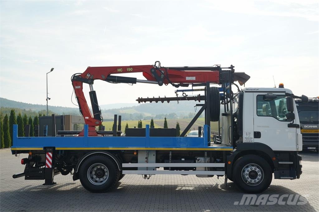 MAN TGM 15 .290 / HDS HC 190 + WIERTŁO / WIERTNICA / Будтехніка - Інші