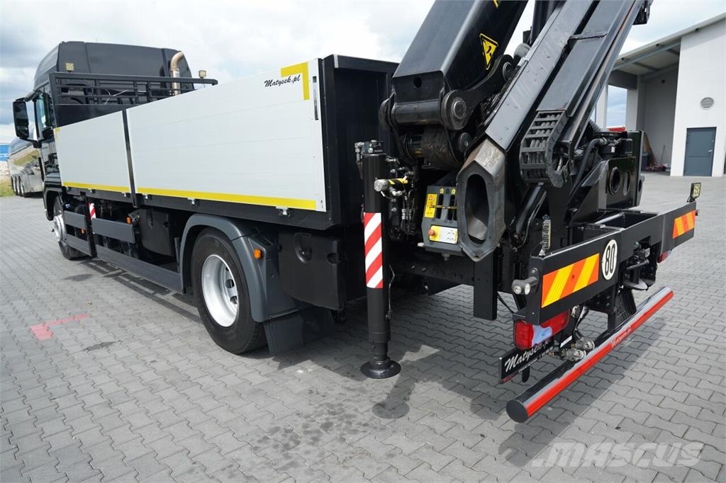 MAN TGS 18.460 / 4X2 / BURTOWA / HDS PALFINGER PK 2300 شاحنات مسطحة/مفصلية الجوانب
