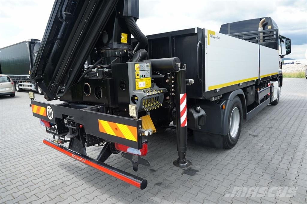 MAN TGS 18.460 / 4X2 / BURTOWA / HDS PALFINGER PK 2300 شاحنات مسطحة/مفصلية الجوانب