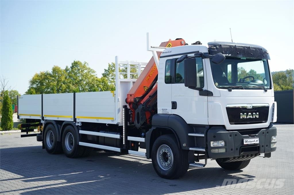 MAN TGS 26.360 Platte bakwagens