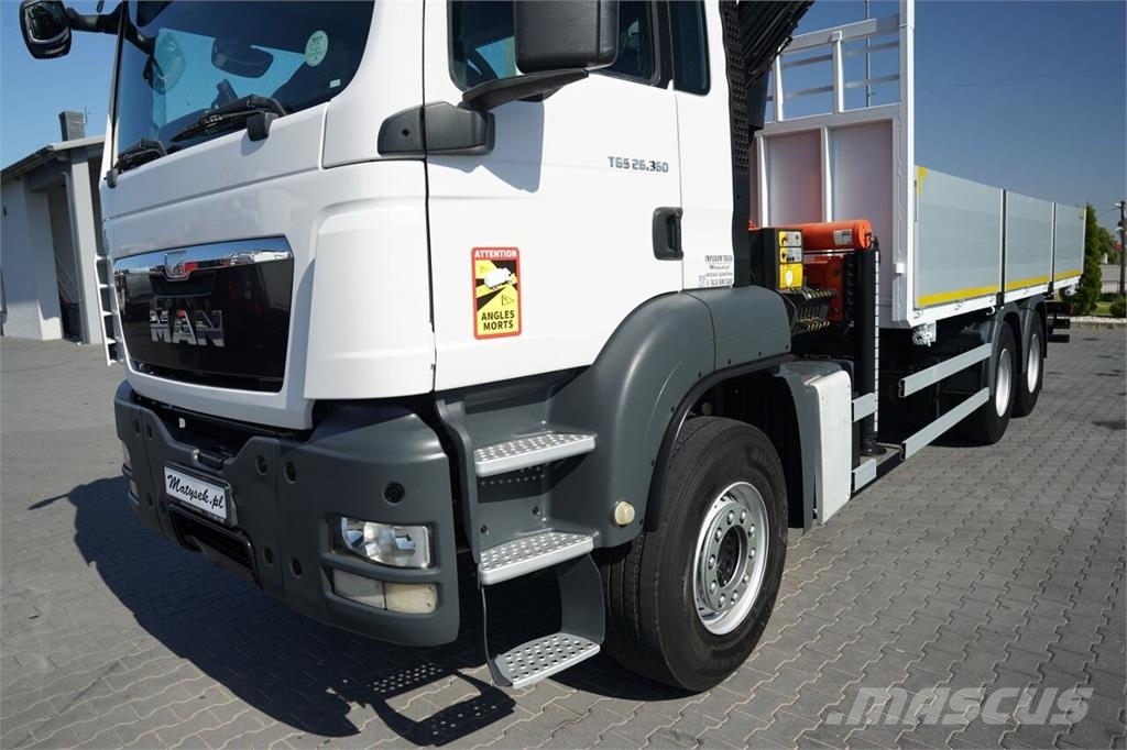MAN TGS 26.360 Platte bakwagens
