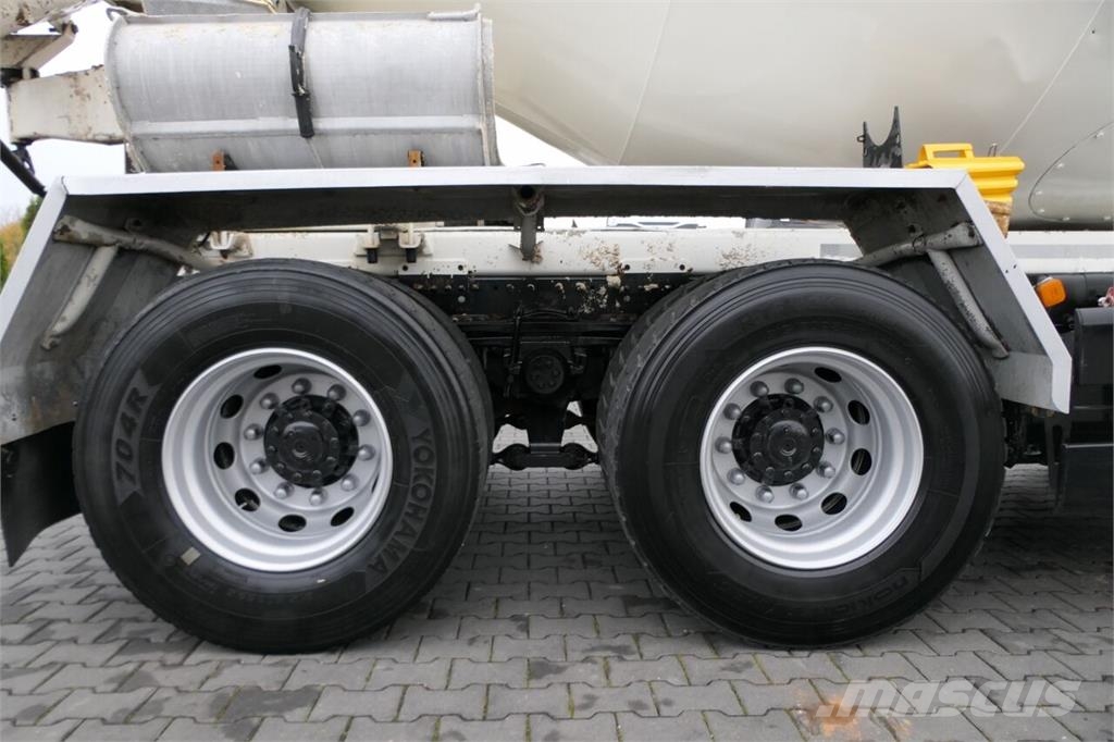 MAN TGS 32.420 / 8x4 / BETONOMIESZARKA / GRUSZKA 9 M3 Betonkeverők/Betonpumpák