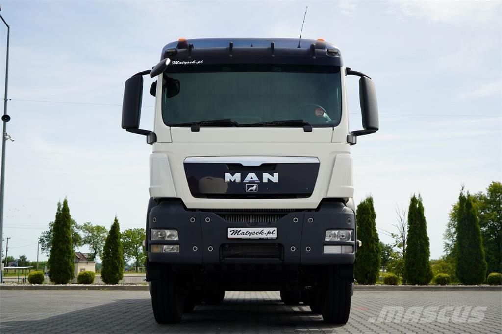 MAN TGS 35.360 / 8X4 / WYWROTKA 2 STRONNA / HYDROBURTA Kiperi kamioni