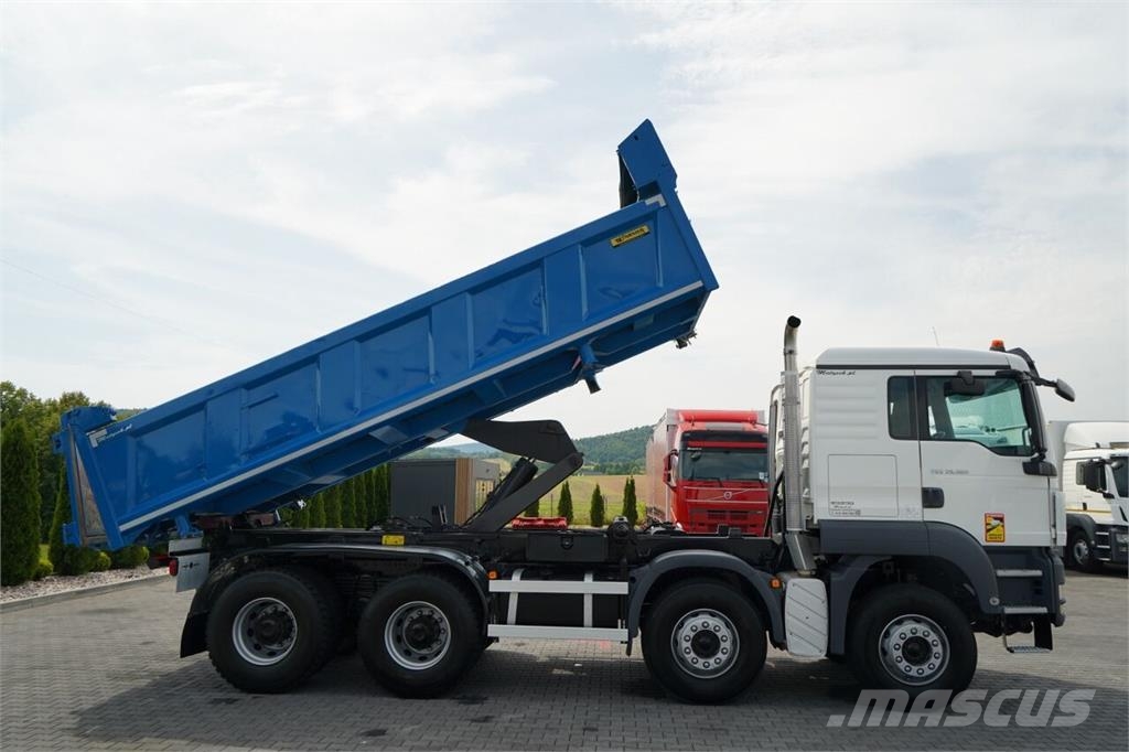 MAN TGS 35.360 / 8X4 / WYWROTKA 2 STRONNA / HYDROBURTA Kiperi kamioni