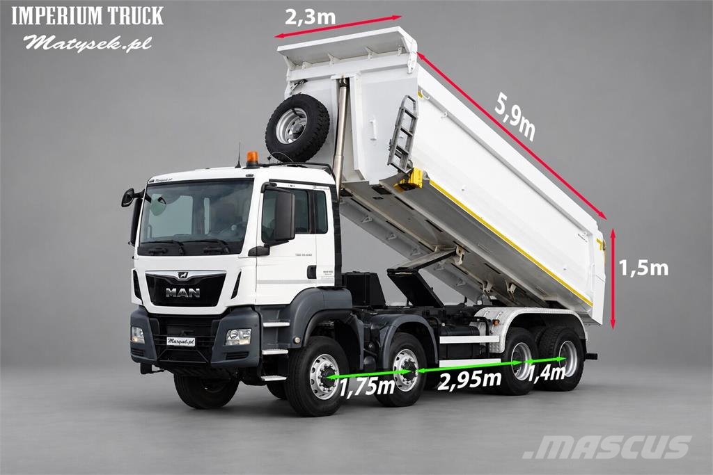 MAN TGS 41.460 Camion benne