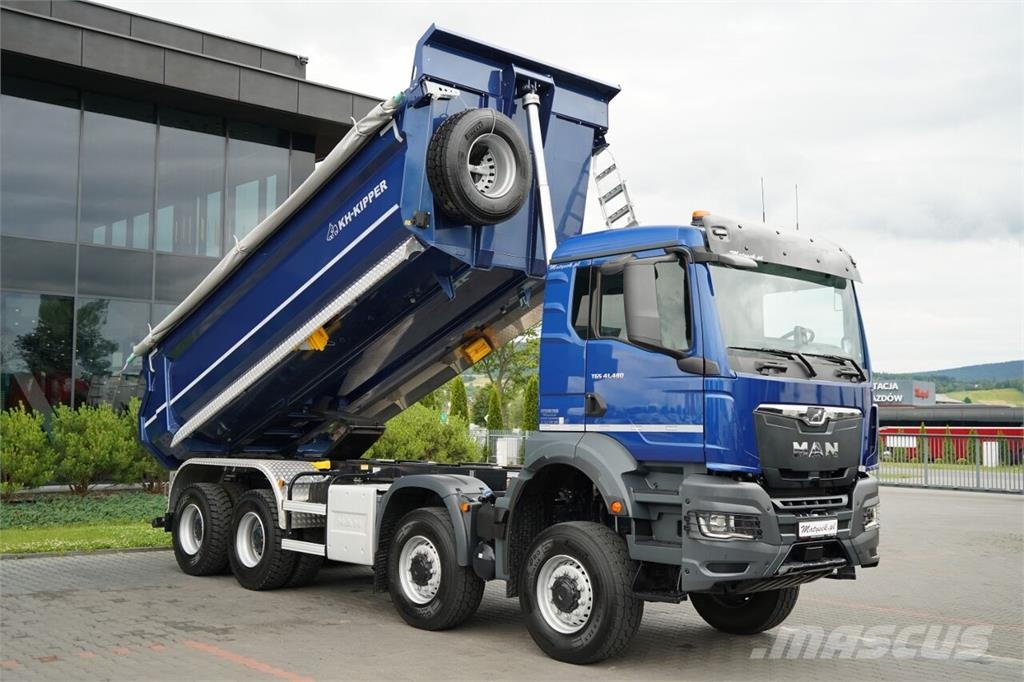 MAN TGS 41.480 / 8X6 / WYWROTKA / TYLNOZSYPOWA / KH KI Bañeras basculantes usadas