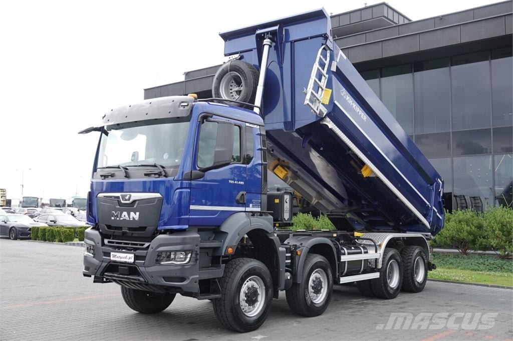 MAN TGS 41.480 / 8X6 / WYWROTKA / TYLNOZSYPOWA / KH KI Bañeras basculantes usadas