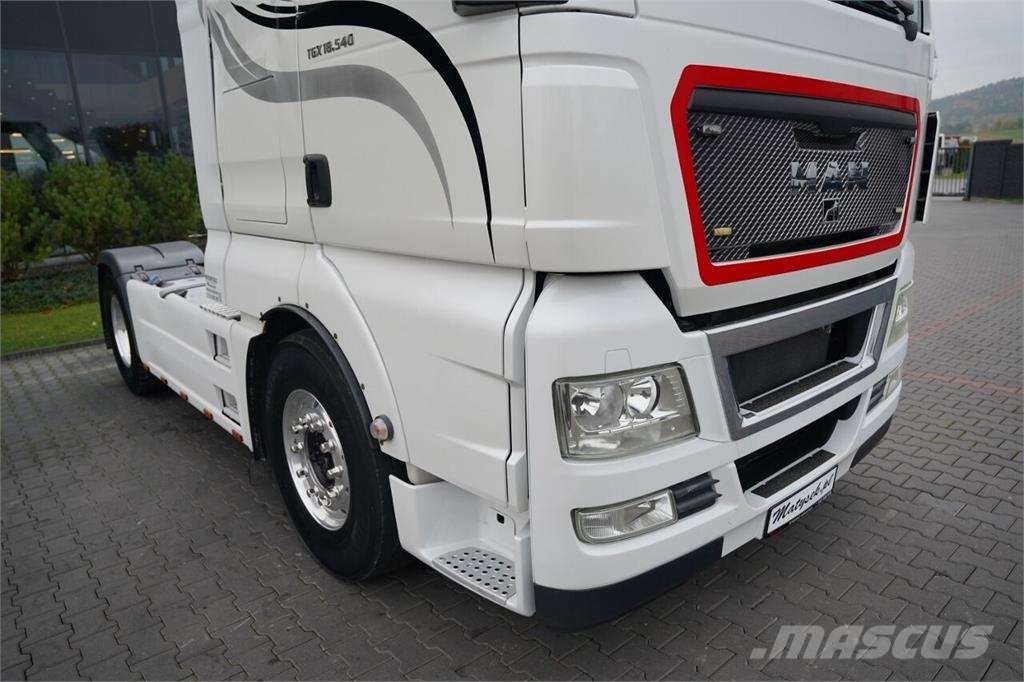 MAN TGX 18.540 / XLX / HYDRAULIKA / RETARDER / SKÓRY / Tractores (camiões)