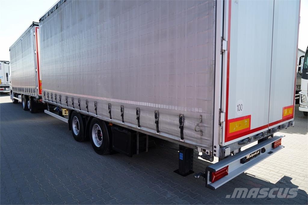 Mercedes-Benz ACTROS 2545 / ZESTAW TANDEM 120 M3 / PRZEJAZDOWY / Φορτηγά Καρότσα - Κουρτίνα