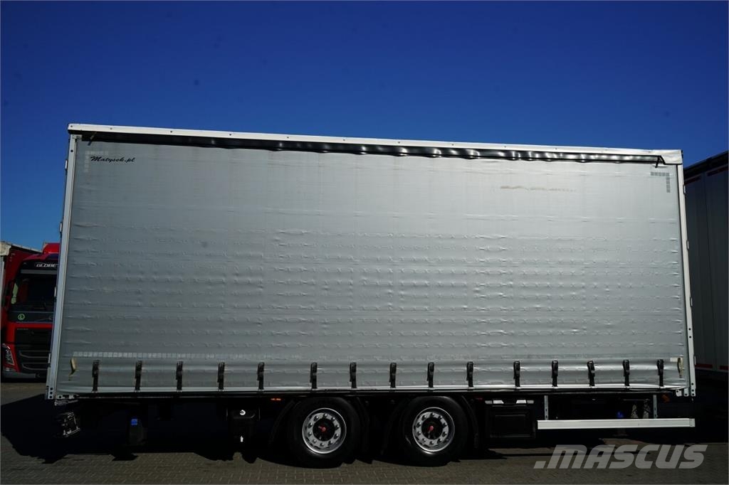 Mercedes-Benz ACTROS 2545 / ZESTAW TANDEM 120 M3 / PRZEJAZDOWY / Φορτηγά Καρότσα - Κουρτίνα