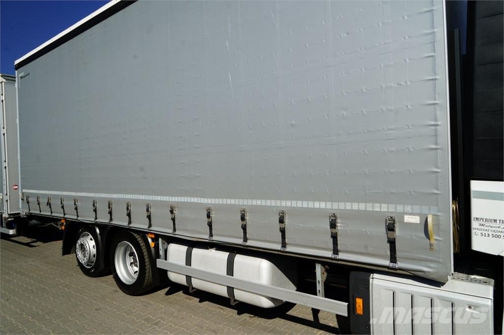 Mercedes-Benz ACTROS 2545 / ZESTAW TANDEM 120 M3 / PRZEJAZDOWY / Φορτηγά Καρότσα - Κουρτίνα