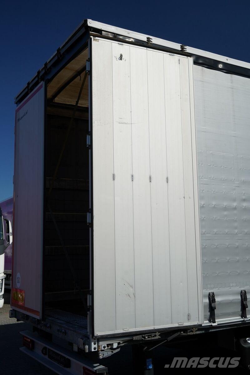 Mercedes-Benz ACTROS 2545 / ZESTAW TANDEM 120 M3 / PRZEJAZDOWY / Φορτηγά Καρότσα - Κουρτίνα