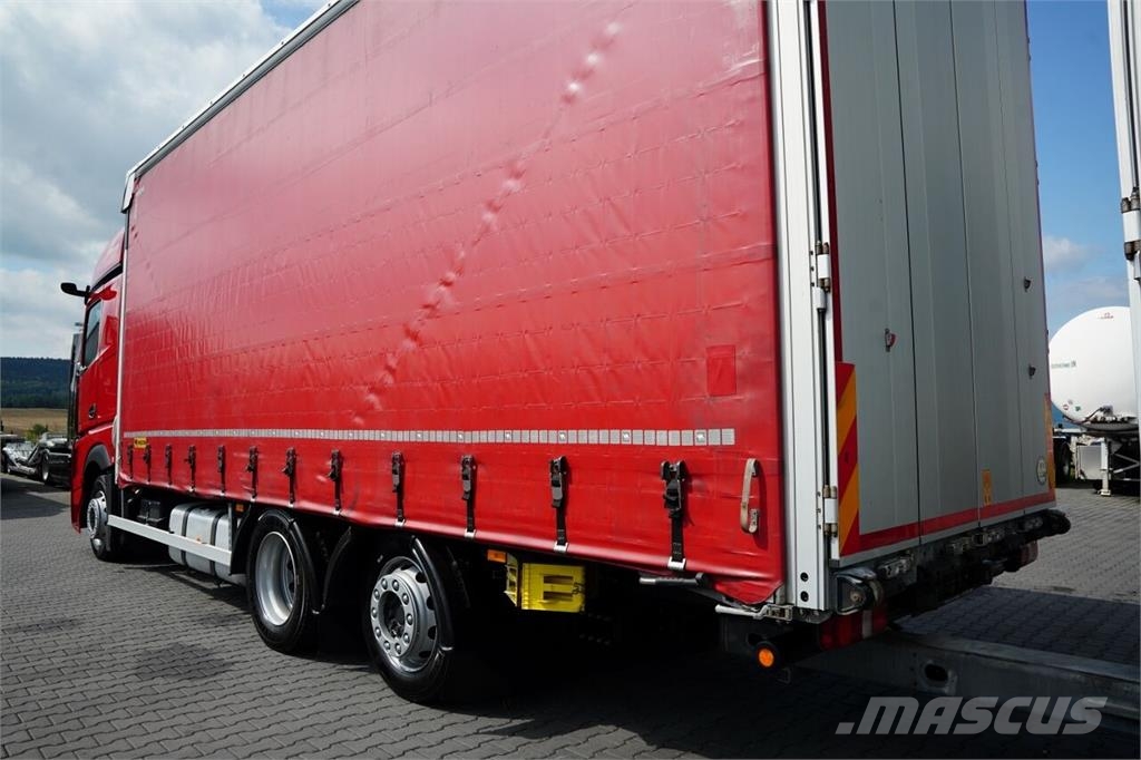 Mercedes-Benz ACTROS 2545 / ZESTAW TANDEM 120 M3 / PRZEJAZDOWY / Camión con caja abierta