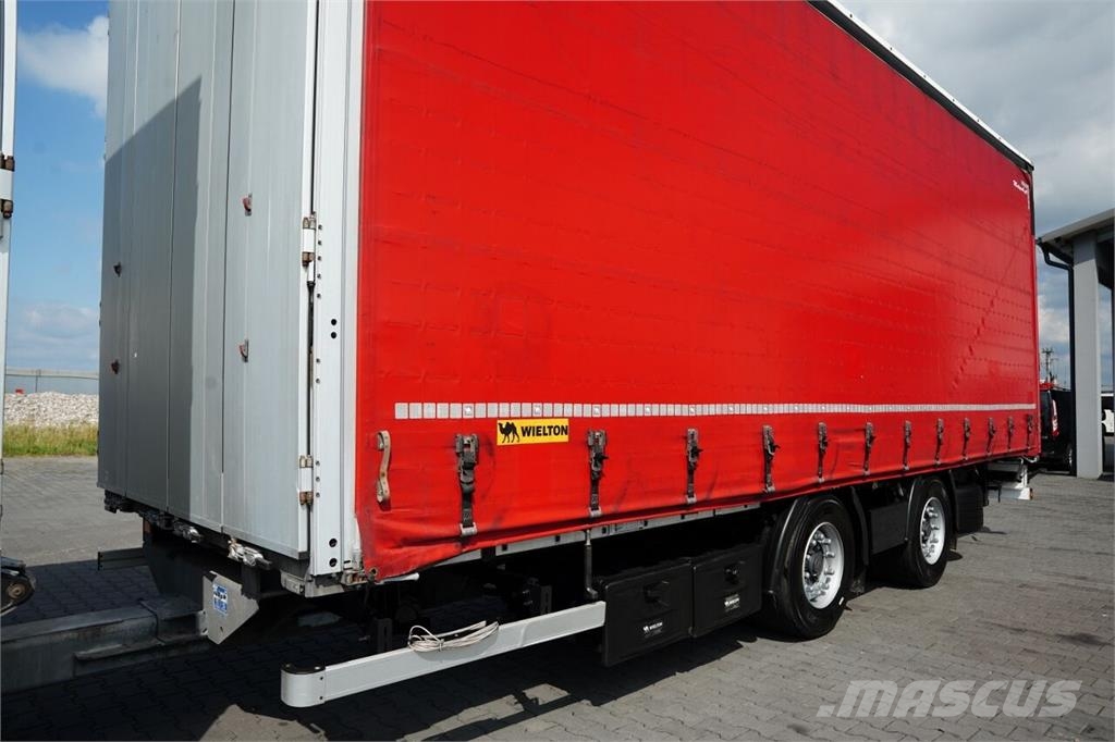Mercedes-Benz ACTROS 2545 / ZESTAW TANDEM 120 M3 / PRZEJAZDOWY / Camión con caja abierta