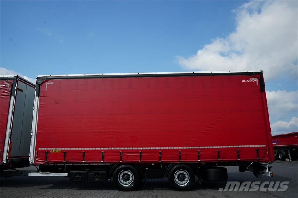 Mercedes-Benz ACTROS 2545 / ZESTAW TANDEM 120 M3 / PRZEJAZDOWY / Camión con caja abierta