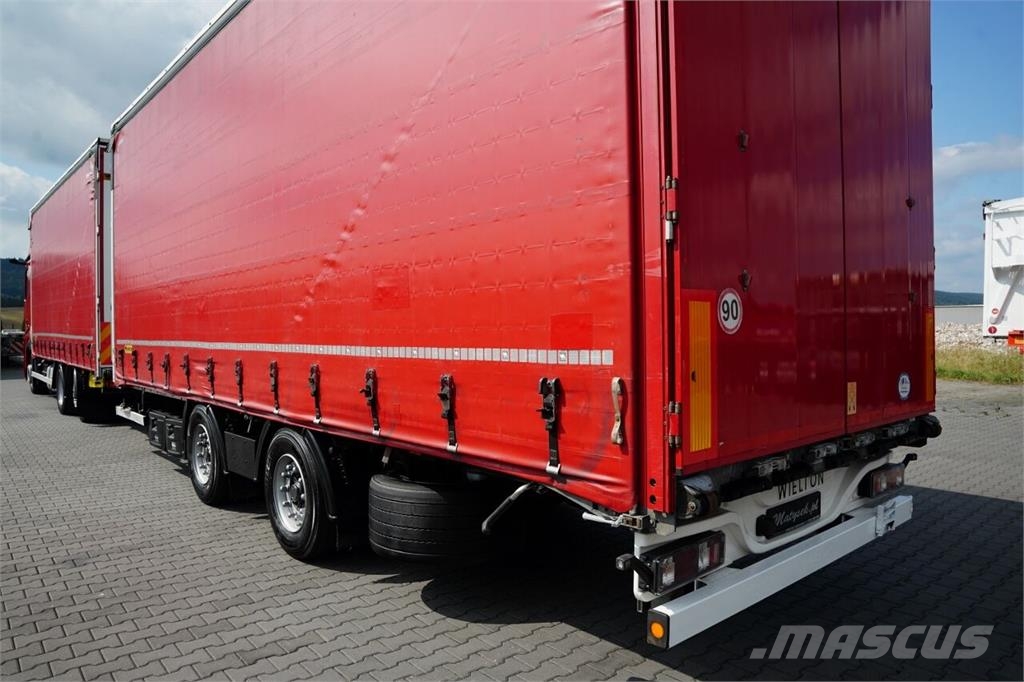 Mercedes-Benz ACTROS 2545 / ZESTAW TANDEM 120 M3 / PRZEJAZDOWY / Camión con caja abierta
