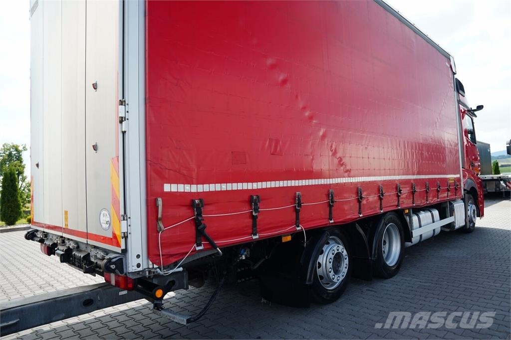 Mercedes-Benz ACTROS 2545 / ZESTAW TANDEM 120 M3 / PRZEJAZDOWY / Camión con caja abierta