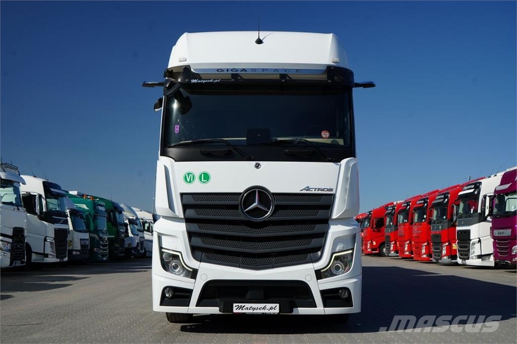 Mercedes-Benz ACTROS 2545 / ZESTAW TANDEM 120 M3 / PRZEJAZDOWY / Φορτηγά Καρότσα - Κουρτίνα