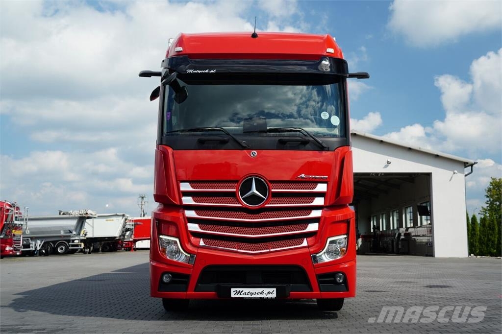 Mercedes-Benz ACTROS 2545 / ZESTAW TANDEM 120 M3 / PRZEJAZDOWY / Camión con caja abierta