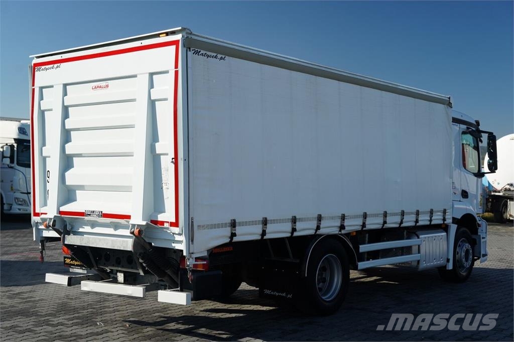 Mercedes-Benz ANTOS 1835 / SOLÓWKA / FIRANKA - 6,1 M / WINDA DHO Tentautod