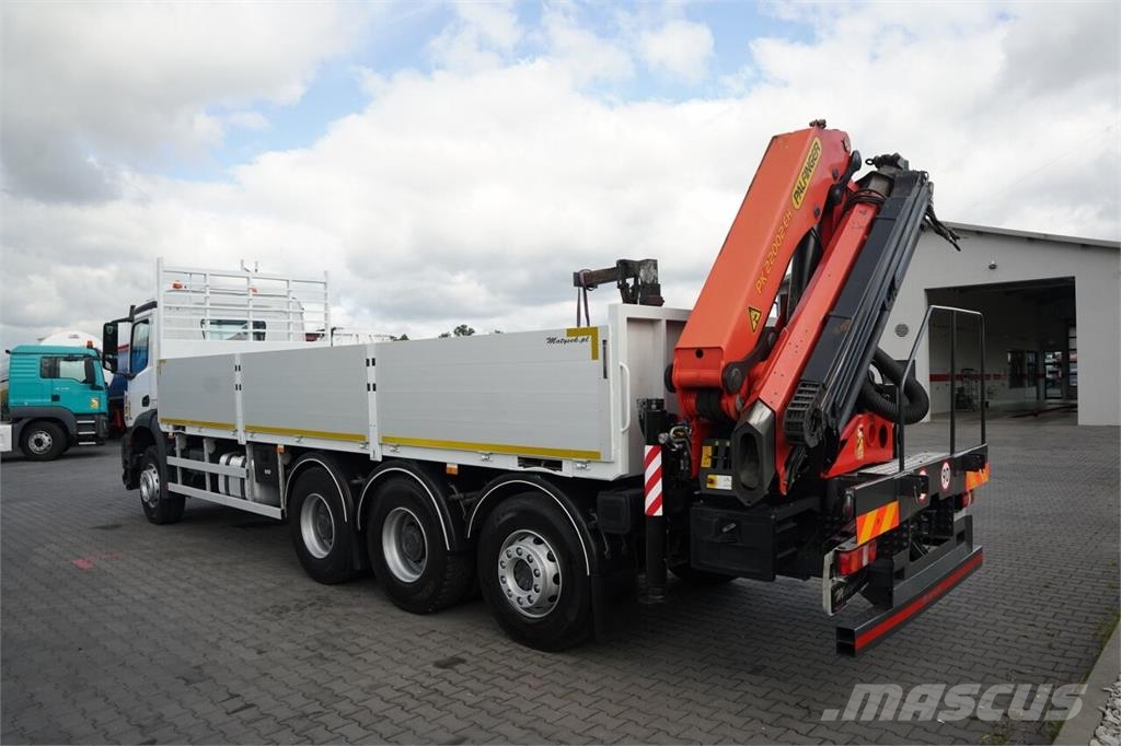 Mercedes-Benz AROCS 3246 / TRIDEM / 8X4 /  SKRZYNIOWY - 7,3 M /  شاحنات مسطحة/مفصلية الجوانب