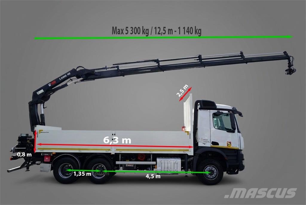 Mercedes-Benz AROCS 2643 Грузовики-платформы/боковая разгрузка