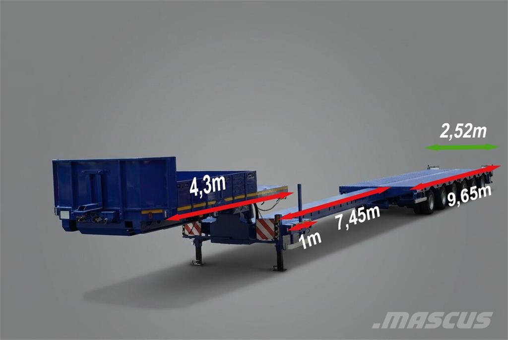Nooteboom Låg lastande semi trailer