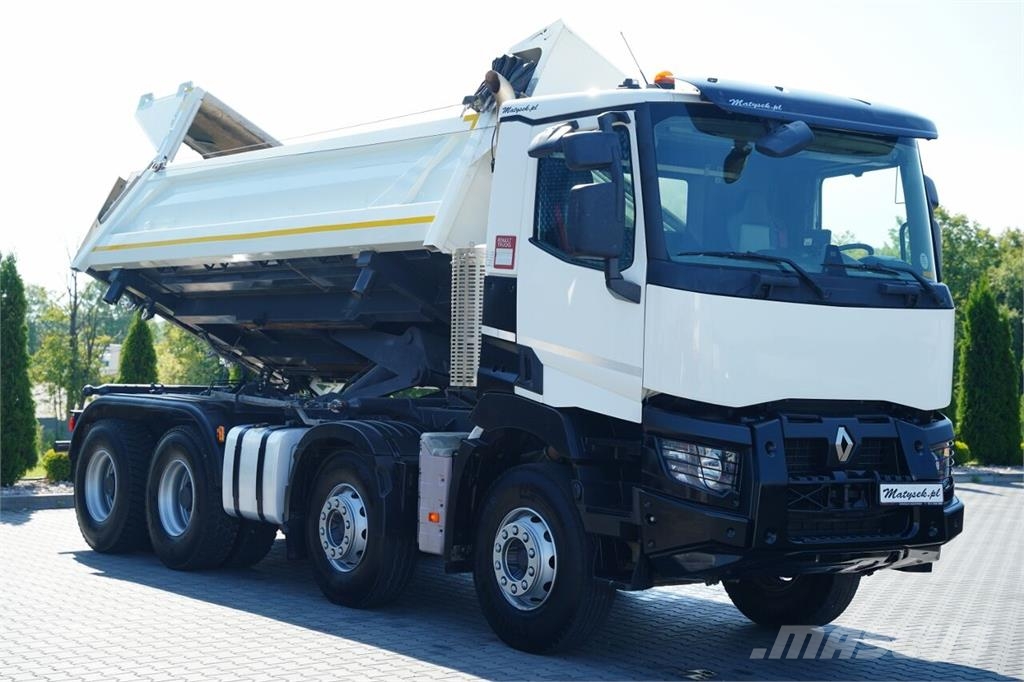 Renault C 480 / 8x4 / WYWROTKA DWUSTRONNA - 6M / HYDROBURT 덤프 트럭
