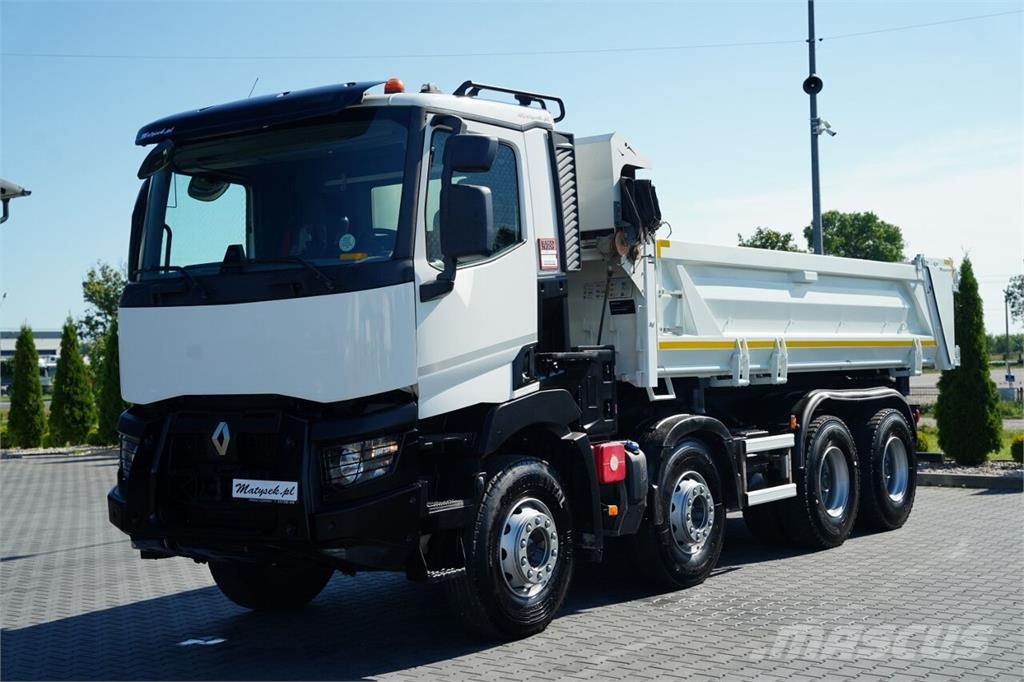 Renault C 480 / 8x4 / WYWROTKA DWUSTRONNA - 6M / HYDROBURT 덤프 트럭