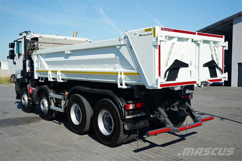 Renault C 480 / 8x4 / WYWROTKA DWUSTRONNA - 6M / HYDROBURT 덤프 트럭