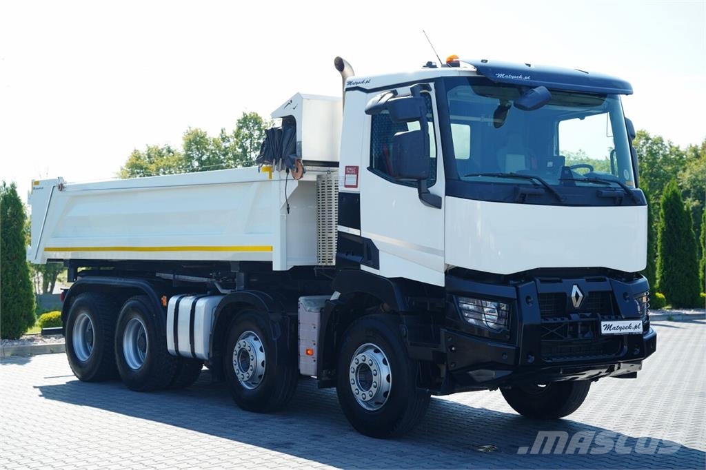 Renault C 480 / 8x4 / WYWROTKA DWUSTRONNA - 6M / HYDROBURT 덤프 트럭