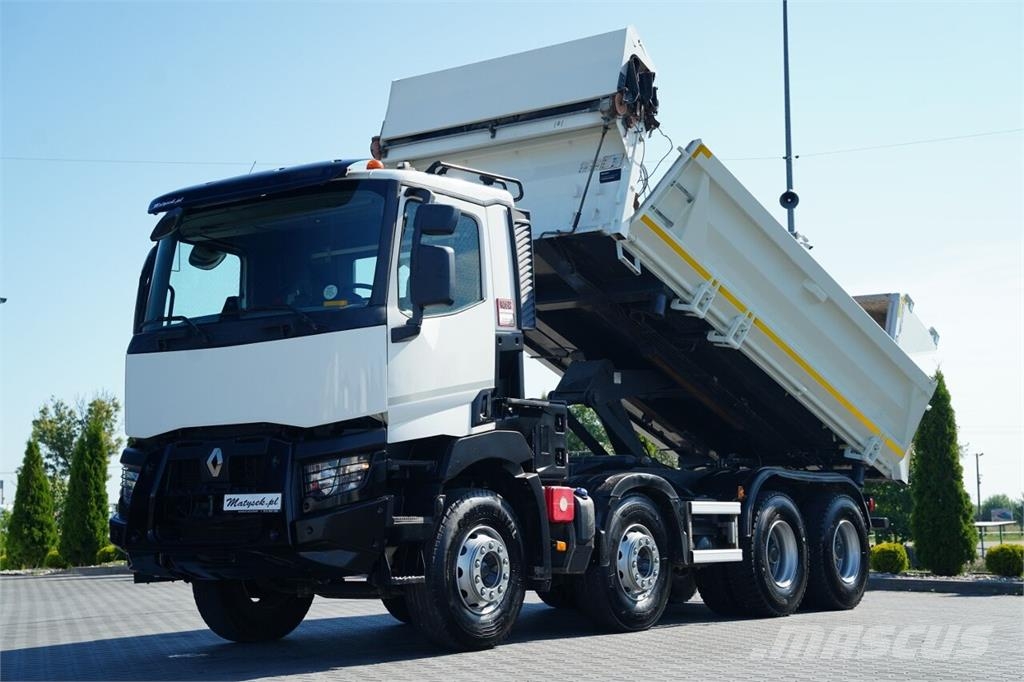 Renault C 480 / 8x4 / WYWROTKA DWUSTRONNA - 6M / HYDROBURT 덤프 트럭