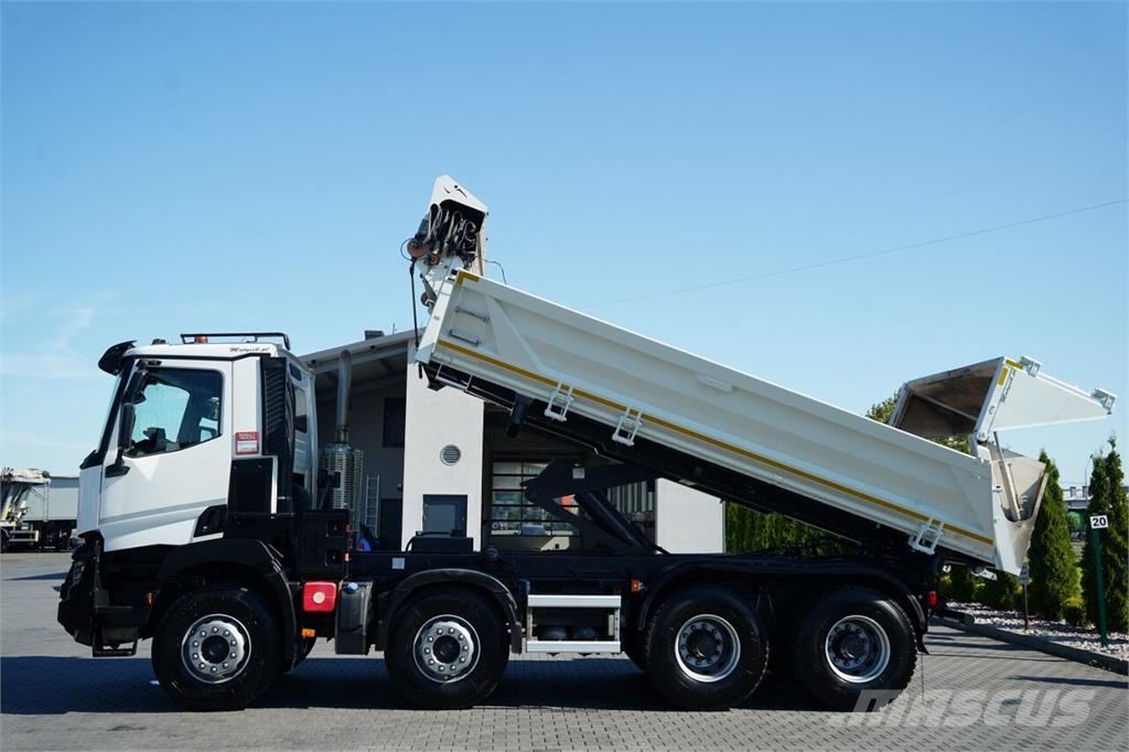 Renault C 480 / 8x4 / WYWROTKA DWUSTRONNA - 6M / HYDROBURT 덤프 트럭