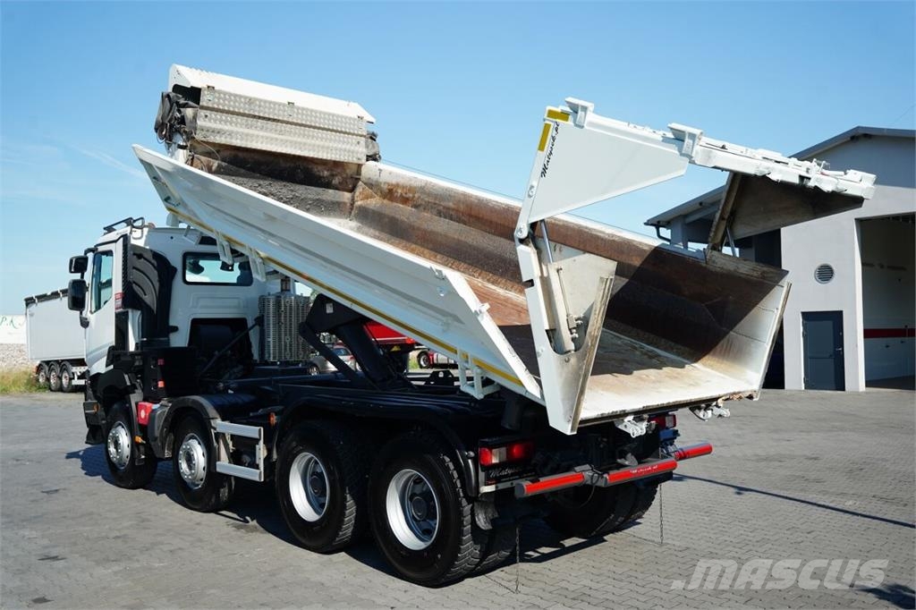 Renault C 480 / 8x4 / WYWROTKA DWUSTRONNA - 6M / HYDROBURT 덤프 트럭