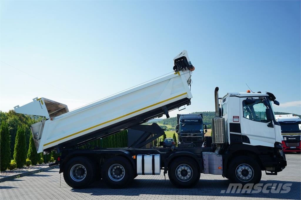 Renault C 480 / 8x4 / WYWROTKA DWUSTRONNA - 6M / HYDROBURT 덤프 트럭