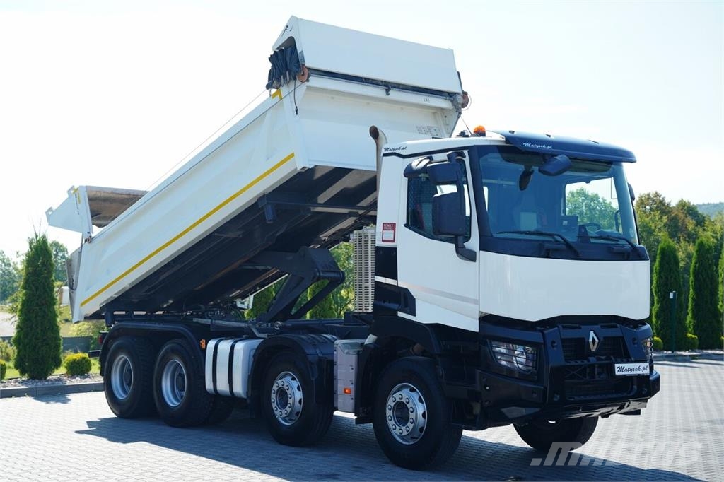 Renault C 480 / 8x4 / WYWROTKA DWUSTRONNA - 6M / HYDROBURT 덤프 트럭