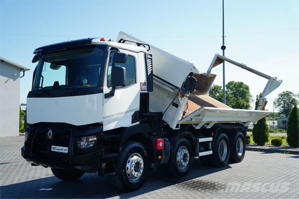 Renault C 480 / 8x4 / WYWROTKA DWUSTRONNA - 6M / HYDROBURT 덤프 트럭