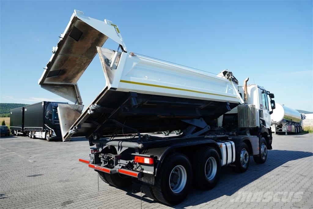 Renault C 480 / 8x4 / WYWROTKA DWUSTRONNA - 6M / HYDROBURT 덤프 트럭