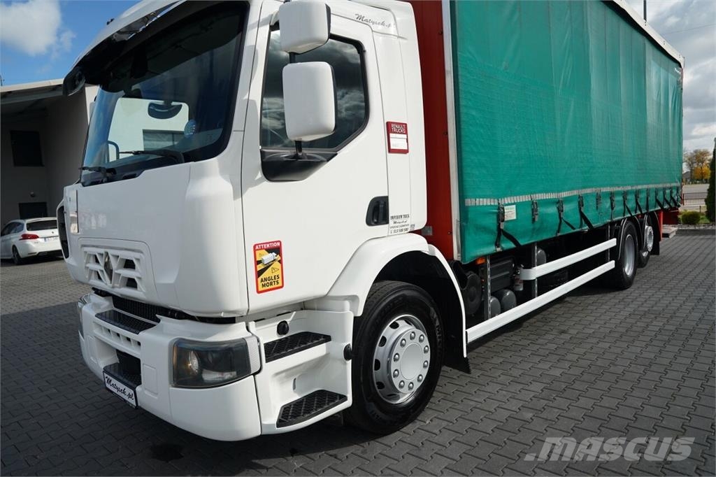 Renault D 26 WIDE / 6x2 / FIRANKA - 8,5 M / SOLÓWKA / WIND Camion cu prelata