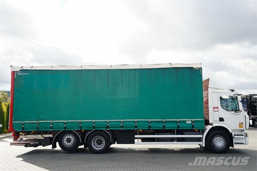 Renault D 26 WIDE / 6x2 / FIRANKA - 8,5 M / SOLÓWKA / WIND Camion cu prelata